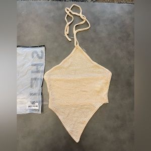 Never worn beach top size small